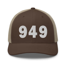 Load image into Gallery viewer, 949 Area Code Trucker Cap