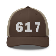 Load image into Gallery viewer, 617 Area Code Trucker Cap