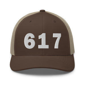 617 Area Code Trucker Cap