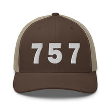 Load image into Gallery viewer, 757 Area Code Trucker Cap