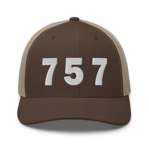 757 Area Code Trucker Cap