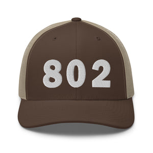 802 Area Code Trucker Hat