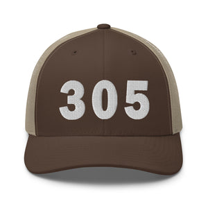 305 Area Code Trucker Cap