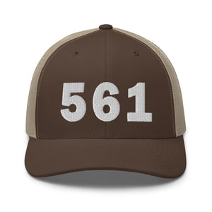 561 Area Code Trucker Cap