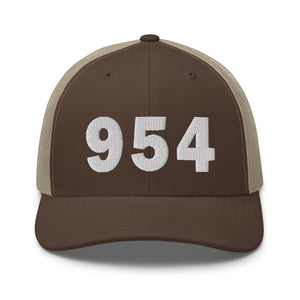 954 Area Code Trucker Cap