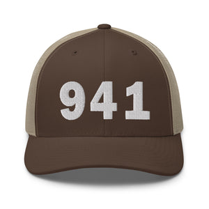 941 Area Code Trucker Cap