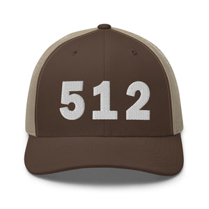 512 Area Code Trucker Cap