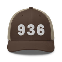 Load image into Gallery viewer, 936 Area Code Trucker Cap