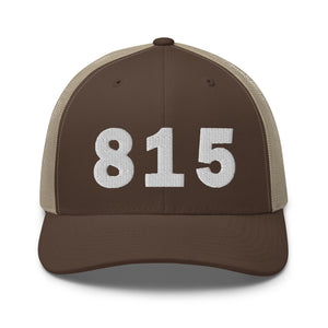 815 Area Code Trucker Cap