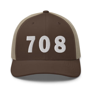 708 Area Code Trucker Cap
