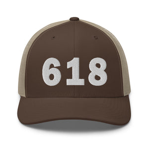 618 Area Code Trucker Cap
