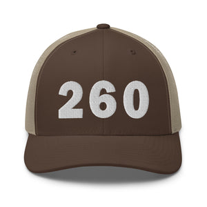 260 Area Code Trucker Cap