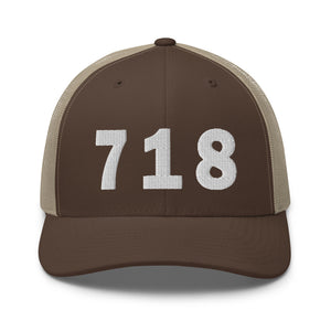 718 Area Code Trucker Cap