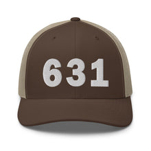 Load image into Gallery viewer, 631 Area Code Trucker Cap