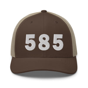 585 Area Code Trucker Cap