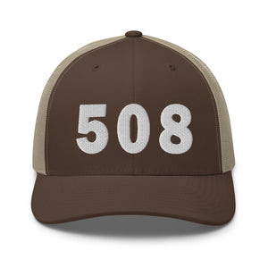 508 Area Code Trucker Cap