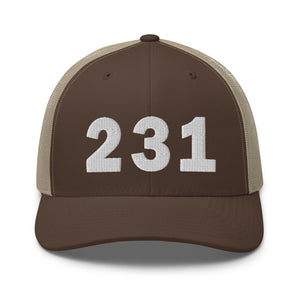 231 Area Code Trucker Cap