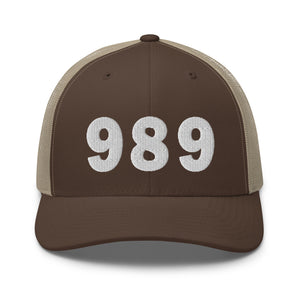 989 Area Code Trucker Cap