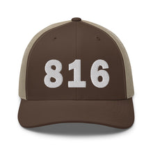 Load image into Gallery viewer, 816 Area Code Trucker Cap