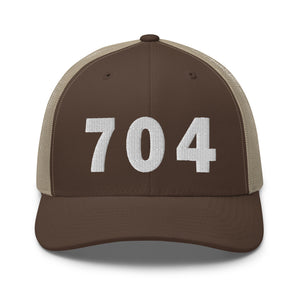 704 Area Code Trucker Cap