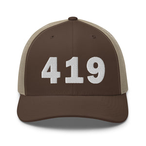 419 Area Code Trucker Cap