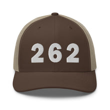 Load image into Gallery viewer, 262 Area Code Trucker Cap