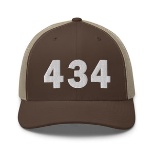 434 Area Code Trucker Cap