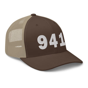 941 Area Code Trucker Cap