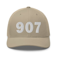 Load image into Gallery viewer, 907 Area Code Trucker Cap