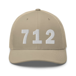 712 Area Code Trucker Cap