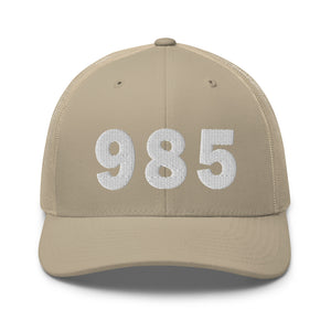 985 Area Code Trucker Cap