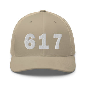 617 Area Code Trucker Cap