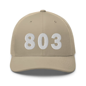 803 Area Code Trucker Cap