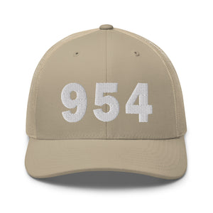 954 Area Code Trucker Cap
