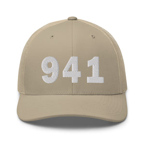 941 Area Code Trucker Cap