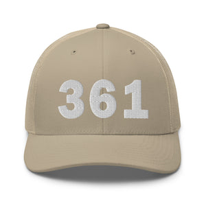 361 Area Code Trucker Cap