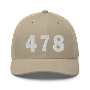 478 Area Code Trucker Cap