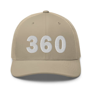 360 Area Code Trucker Cap