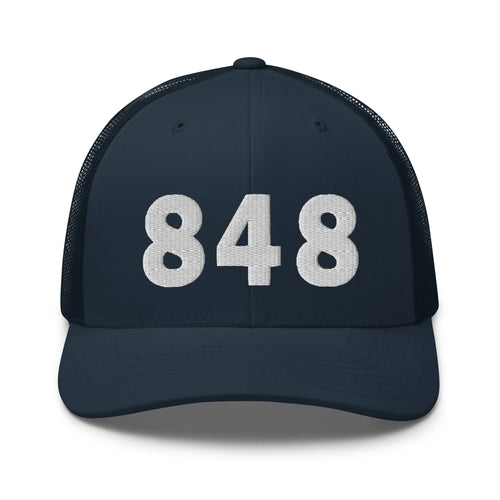 848 Area Code Truckers Cap