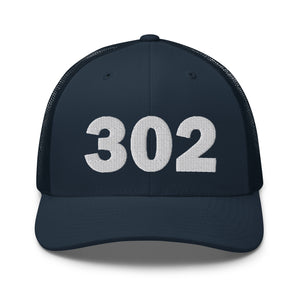 302 Area Code Trucker Cap