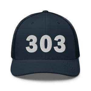 303 Area Code Trucker Cap