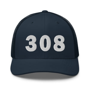 308 Area Code Trucker Cap