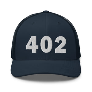 402 Area Code Trucker Cap