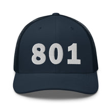 Load image into Gallery viewer, 801 Area Code Trucker Cap