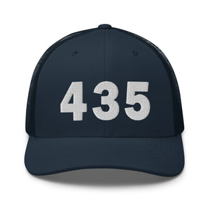 435 Area Code Trucker Cap