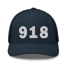 Load image into Gallery viewer, 918 Area Code Trucker Cap