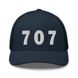 707 Area Code Trucker Cap