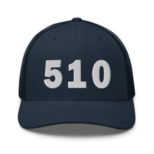 Load image into Gallery viewer, 510 Area Code Trucker Cap