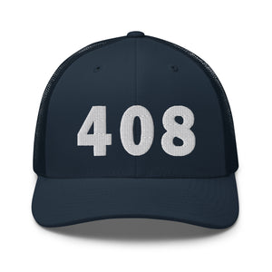 408 Area Code Trucker Cap