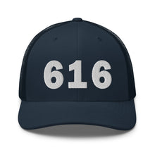 Load image into Gallery viewer, 616 Area Code Trucker Cap